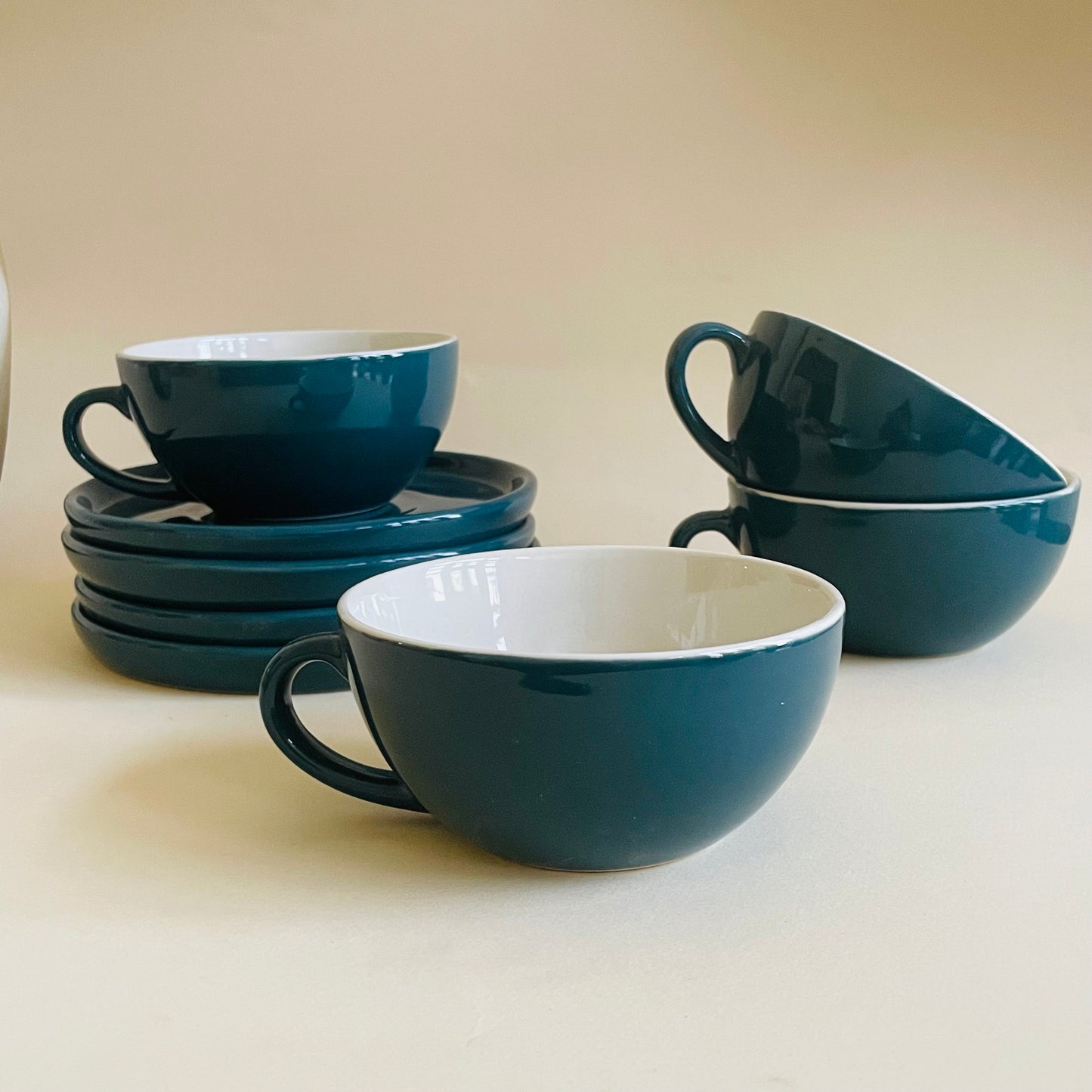 The Viridi Cappuccino Cup & Saucer Set