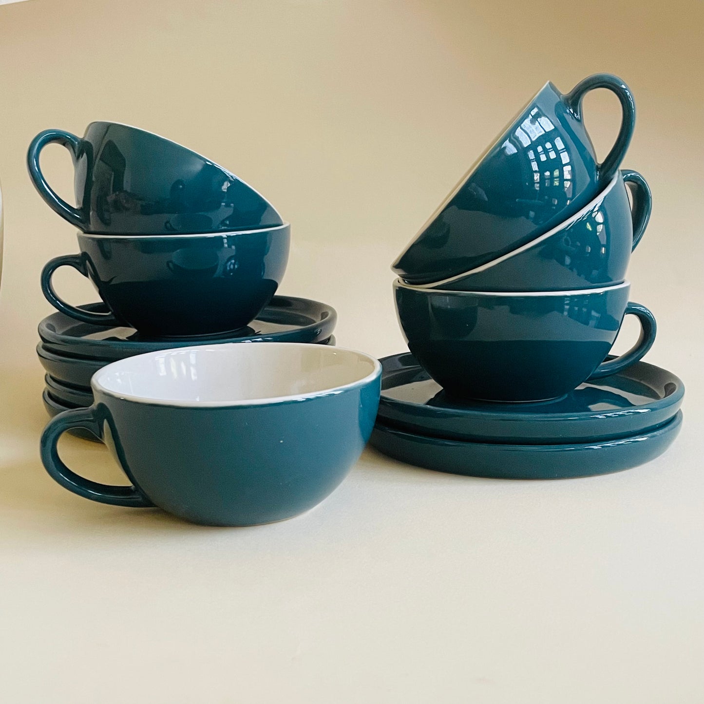 The Viridi Cappuccino Cup & Saucer Set