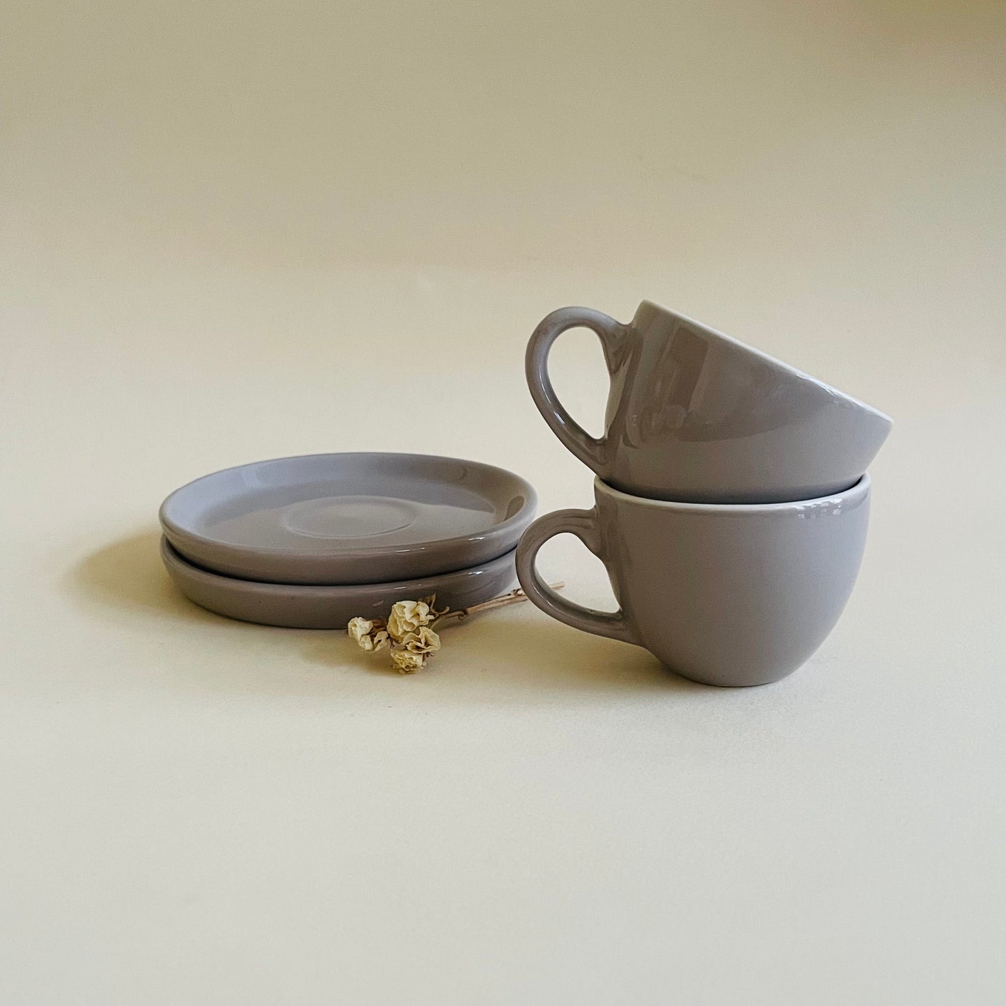 The Gris Expresso Cup & Saucer