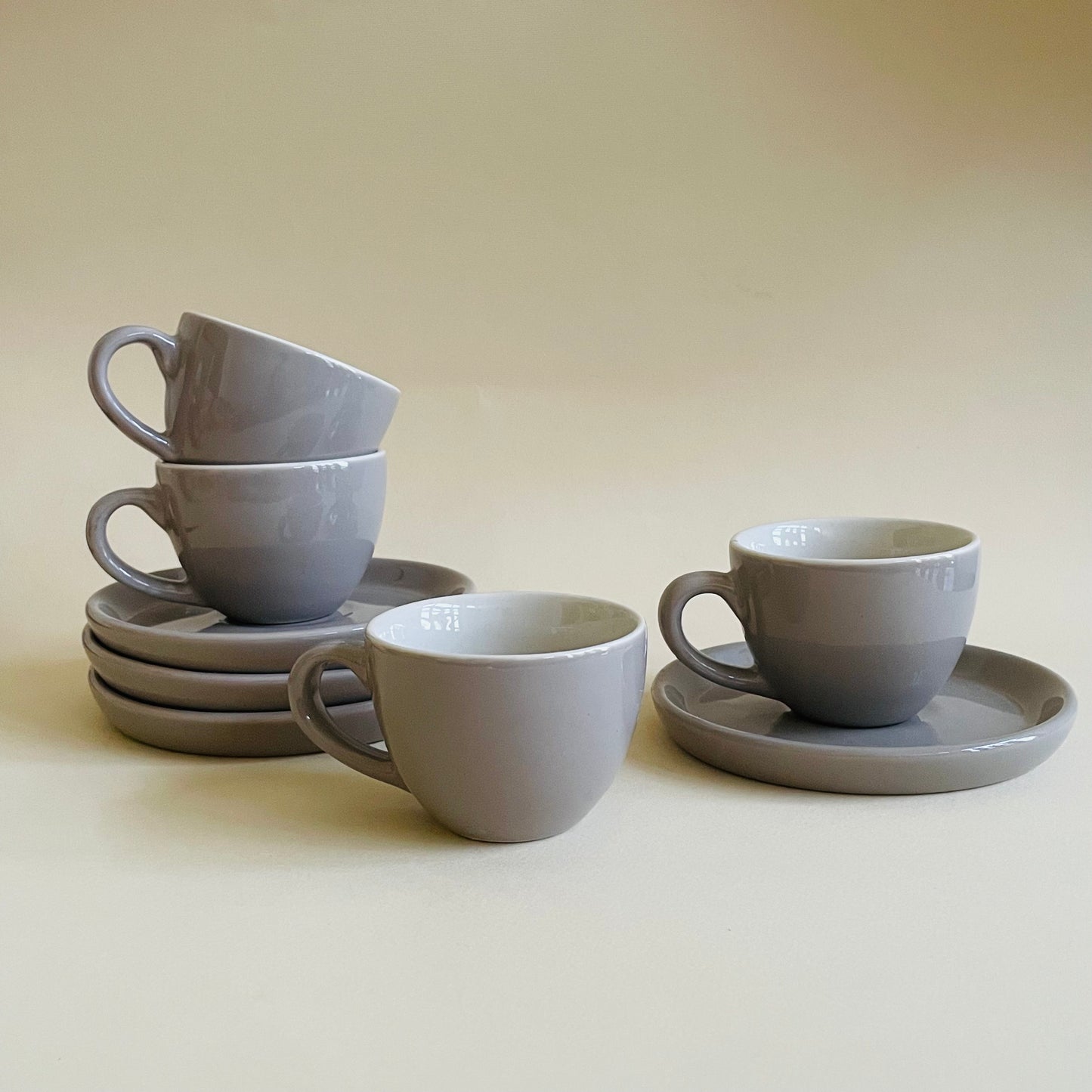 The Gris Expresso Cup & Saucer