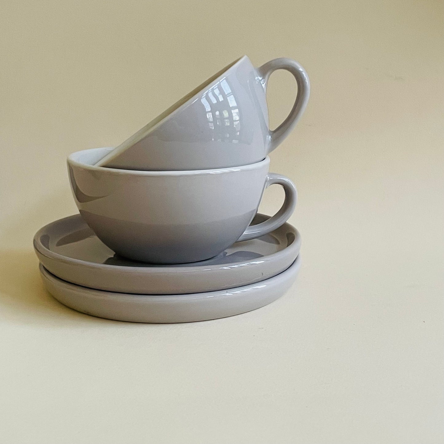 Marble Latte Cup & Saucer Set (320ml)