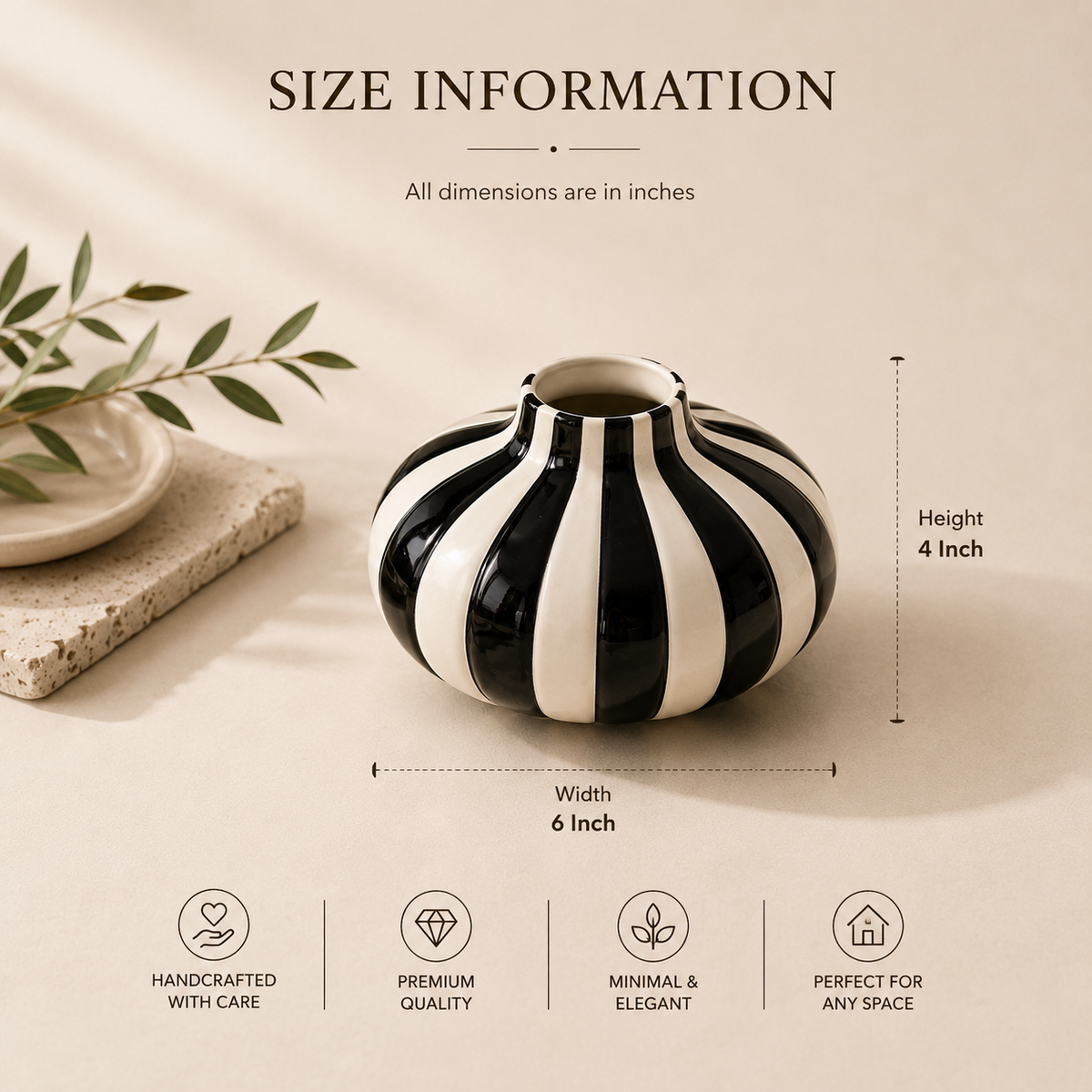 Rayure Vase