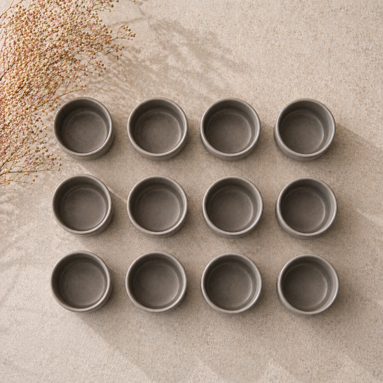 Gris Mini Dip Bowls