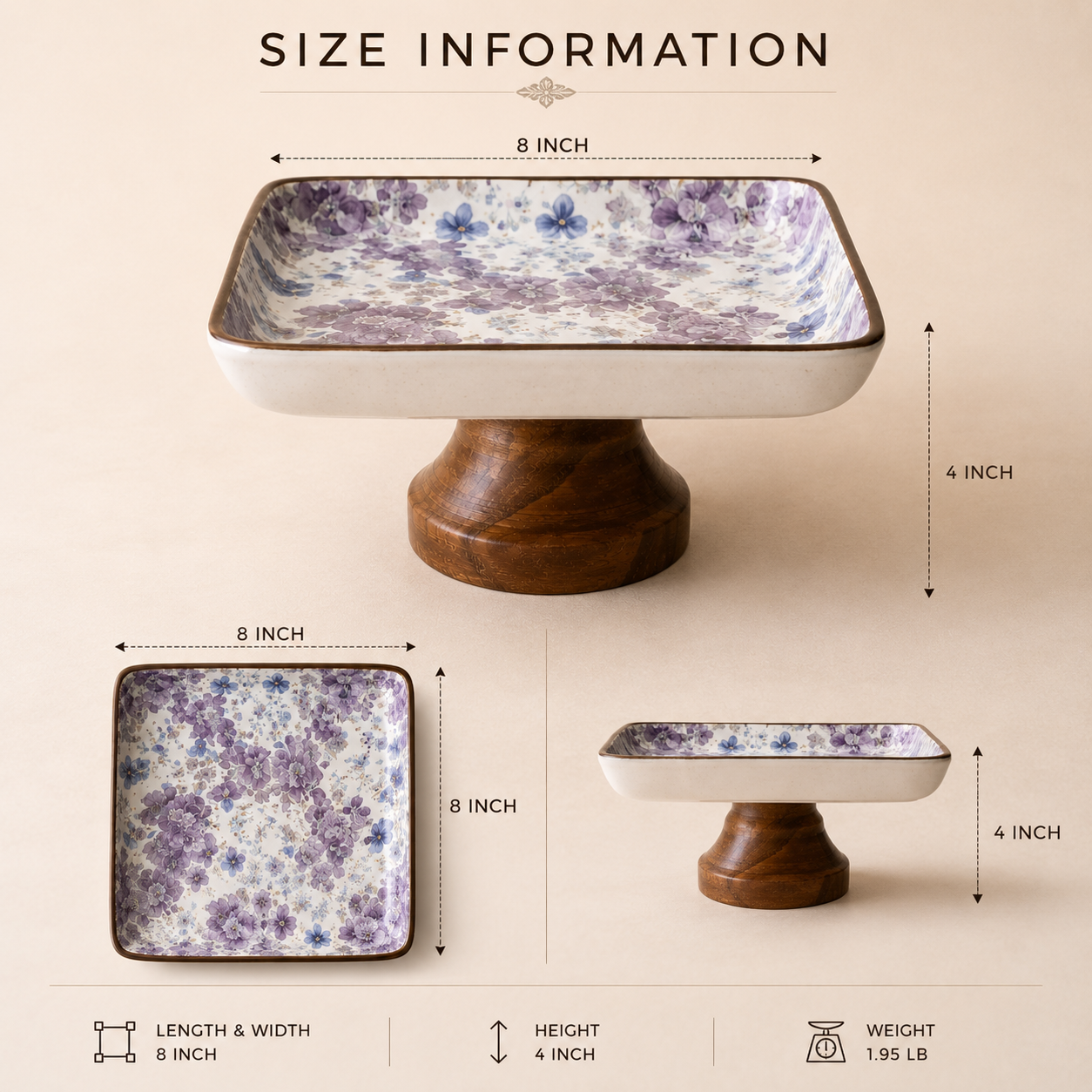 Lavande Cake Stand