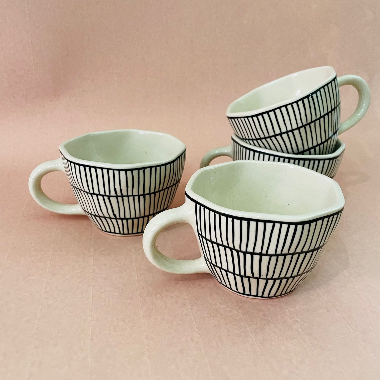 The Black Striped Cup