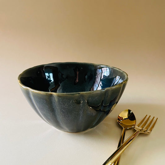 Deep Green Serving Bowl