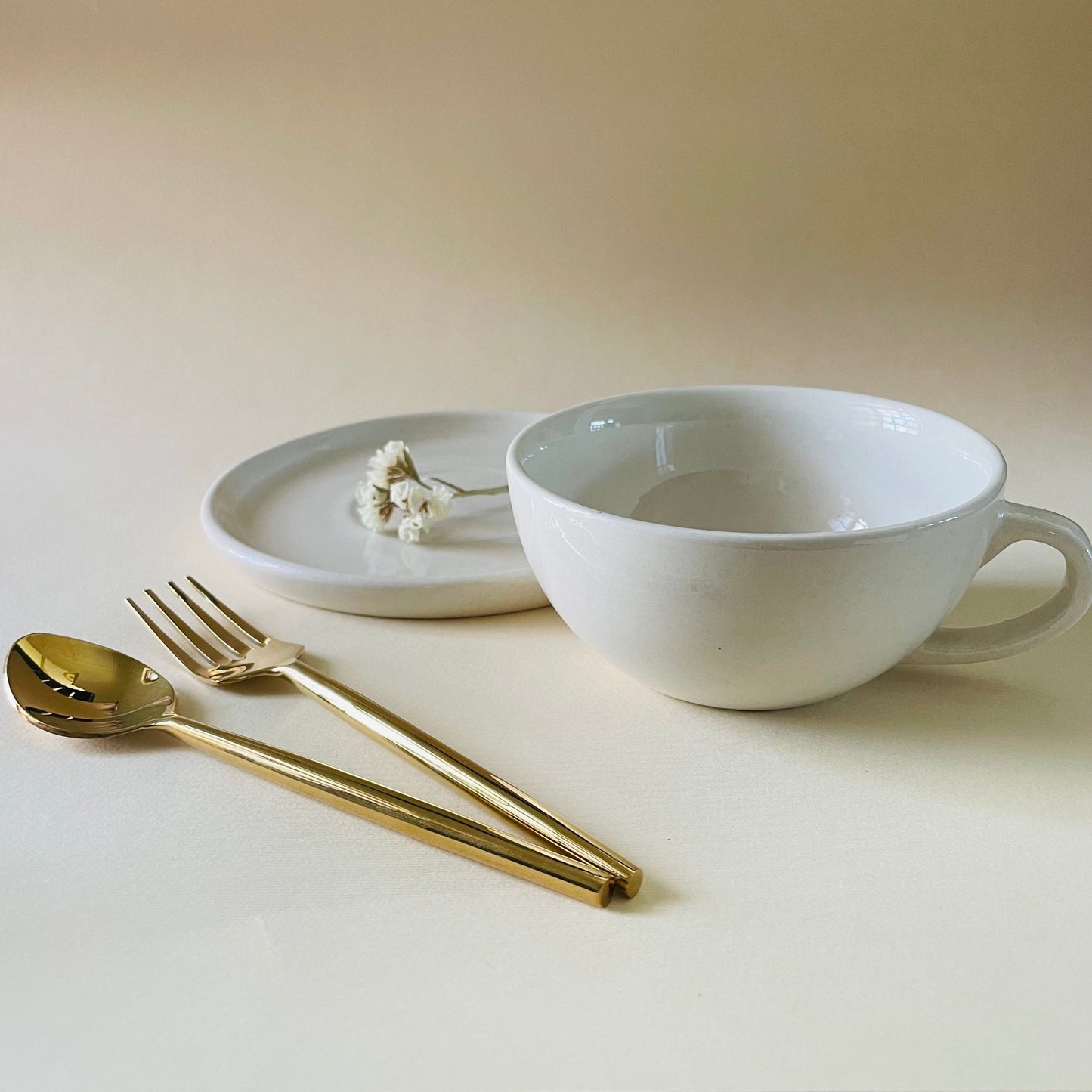 The Blanche Latte Cup & Saucer