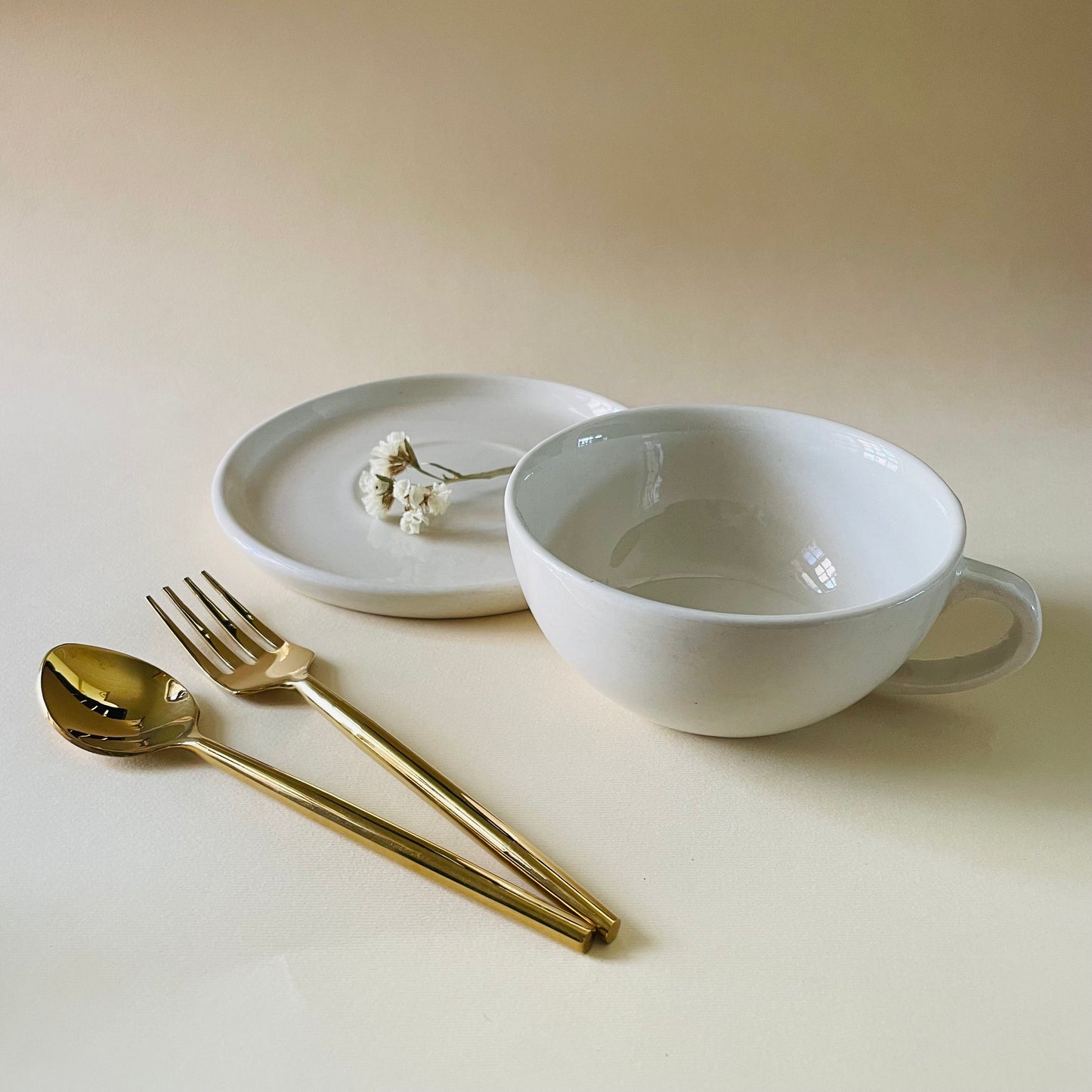 The Blanche Latte Cup & Saucer