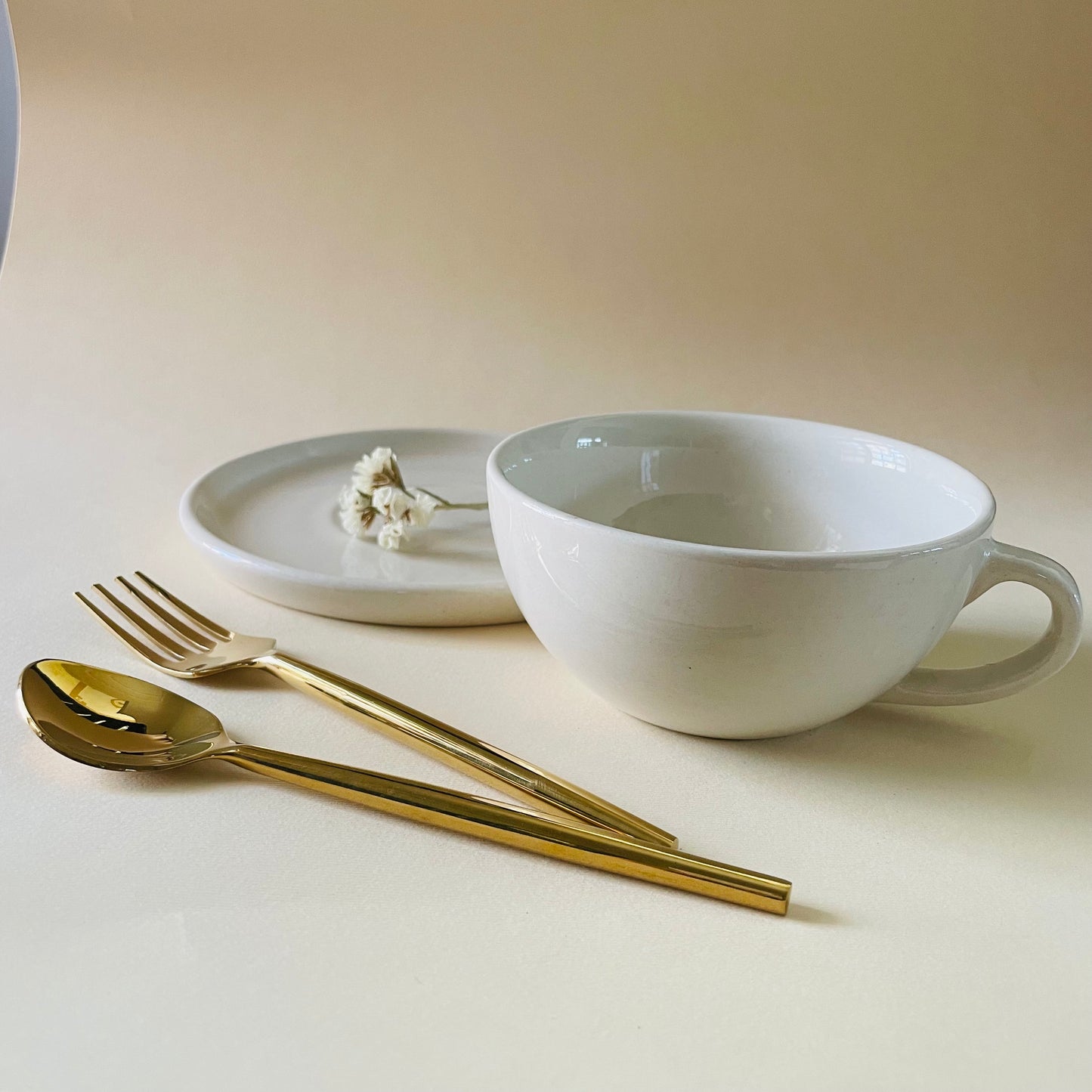 The Blanche Latte Cup & Saucer
