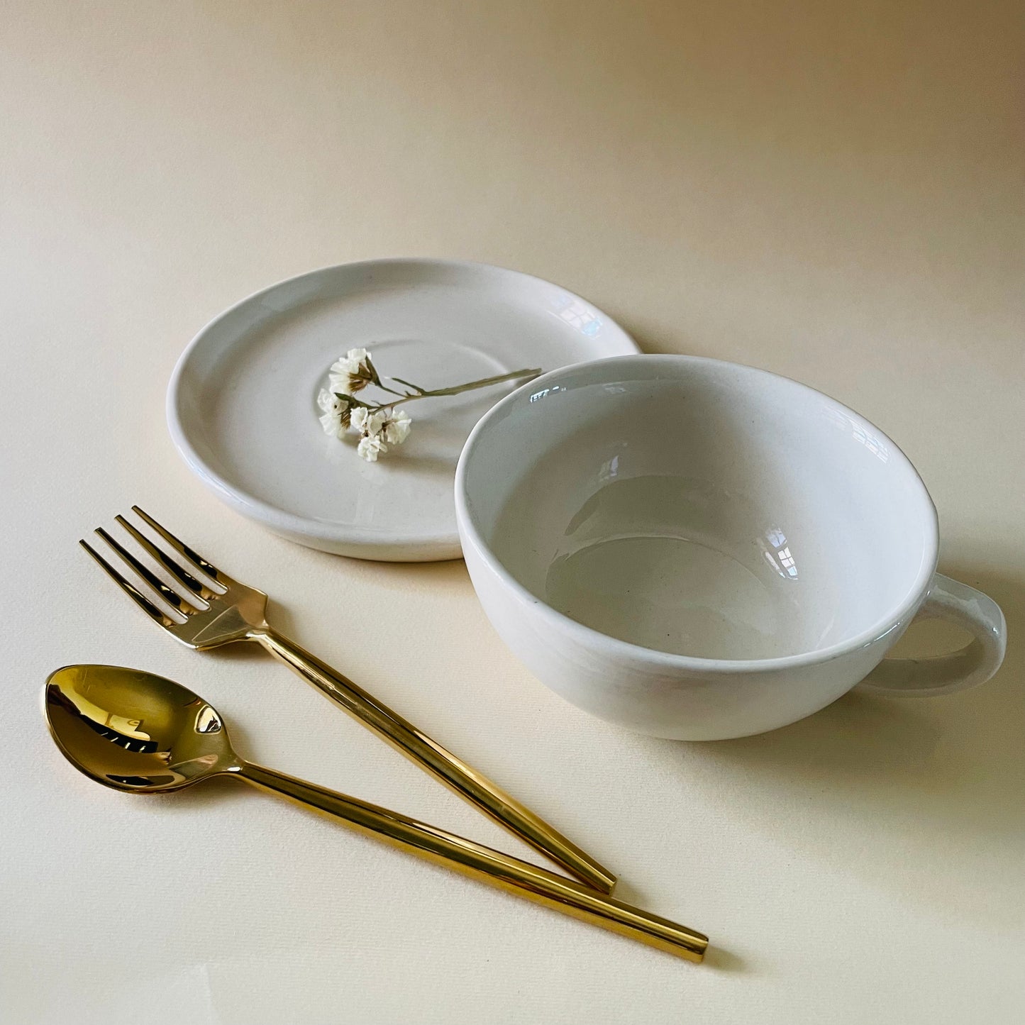 The Blanche Latte Cup & Saucer