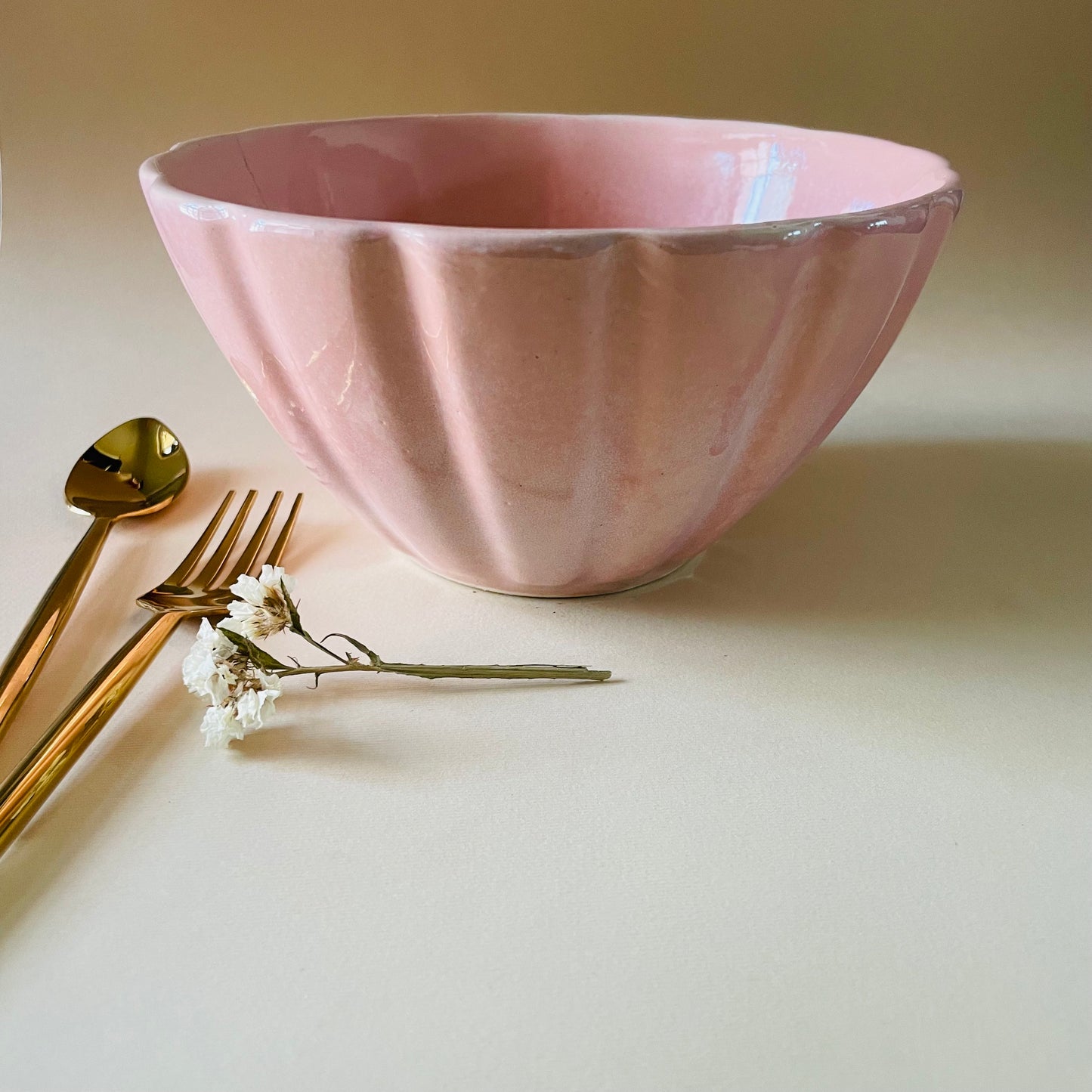 Roseus Flamingo Serving Bowl