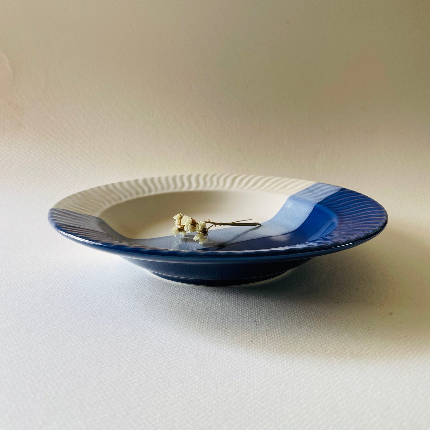 Elegante BlueBird Pasta Plate