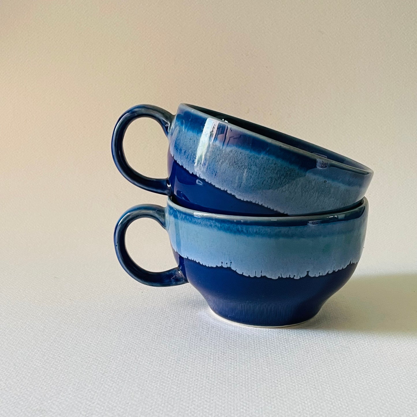 The Royal Blue Latte Cups