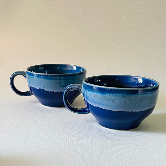 The Royal Blue Latte Cups