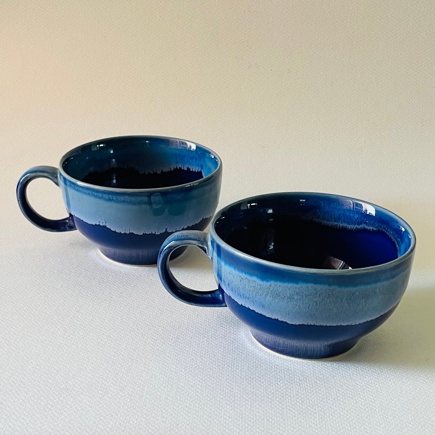 The Royal Blue Latte Cups