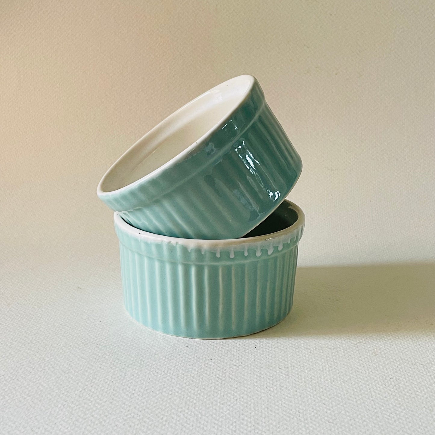 Sky Blue Ramekin Bowls (Set of 2)