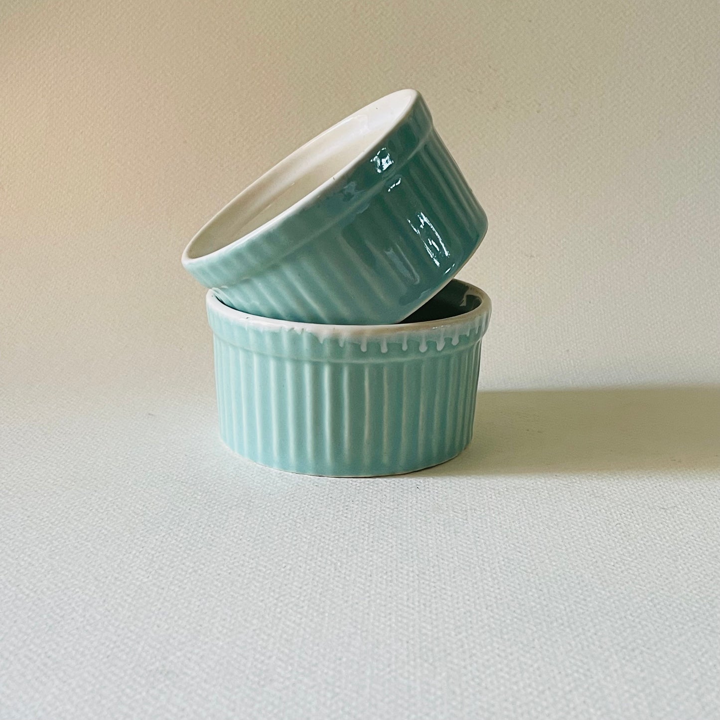 Sky Blue Ramekin Bowls (Set of 2)