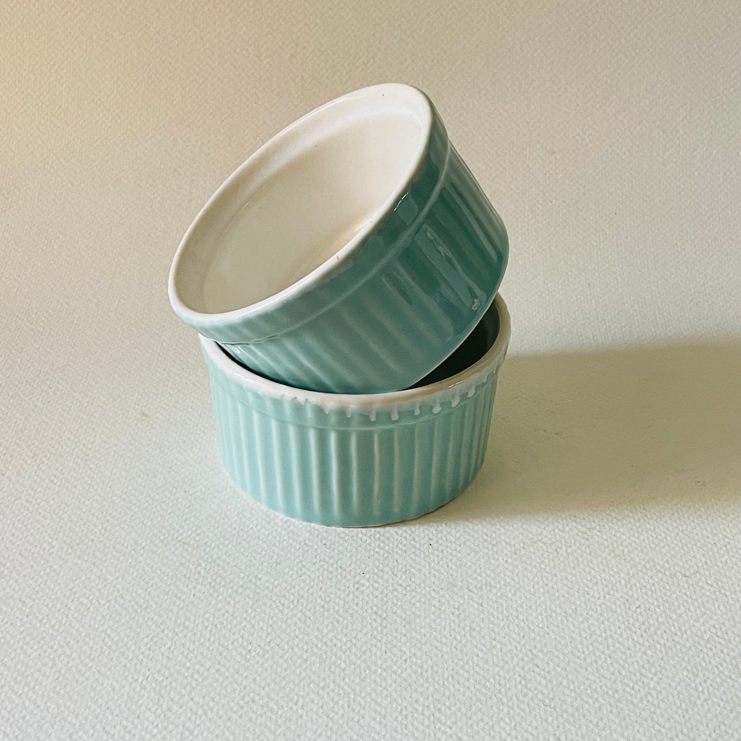 Sky Blue Ramekin Bowls (Set of 2)