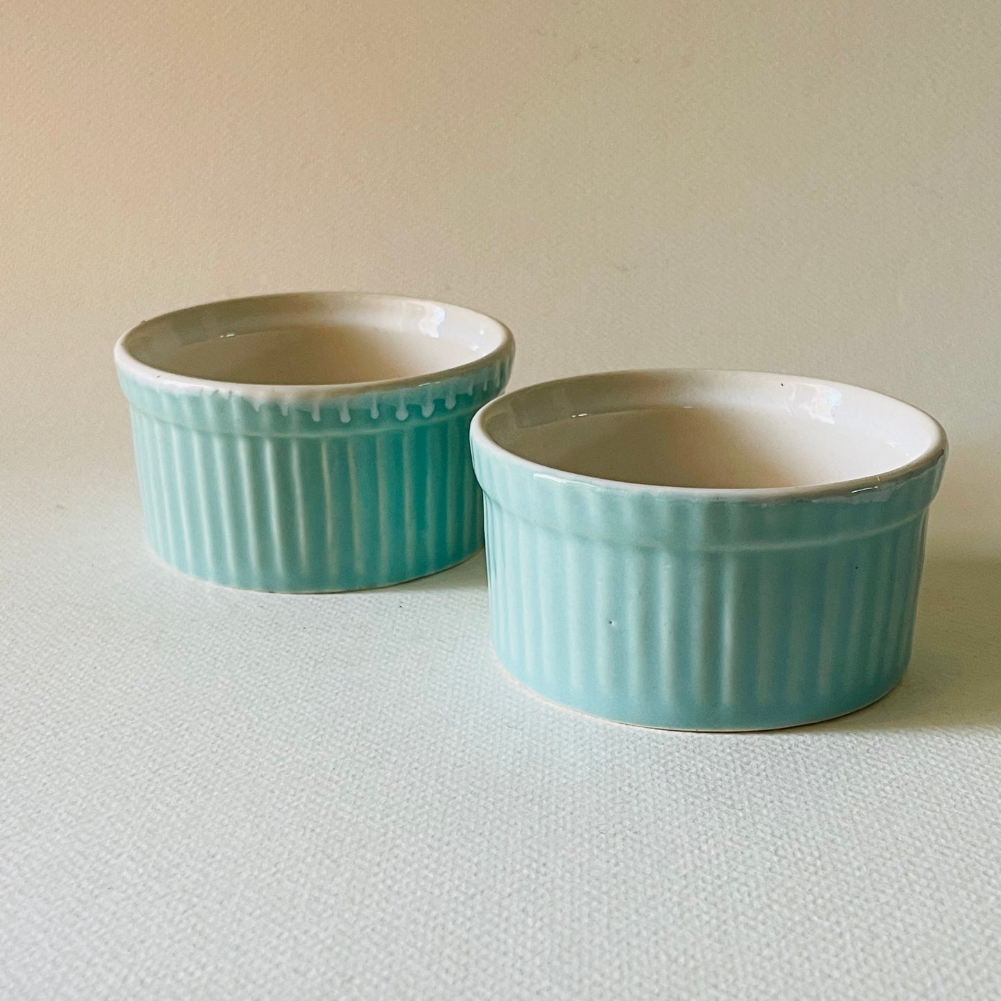 Sky Blue Ramekin Bowls (Set of 2)