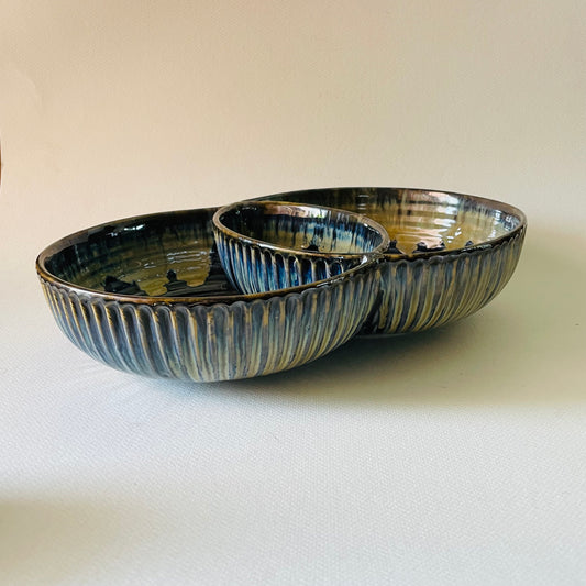 Royal Blue Double Bowls