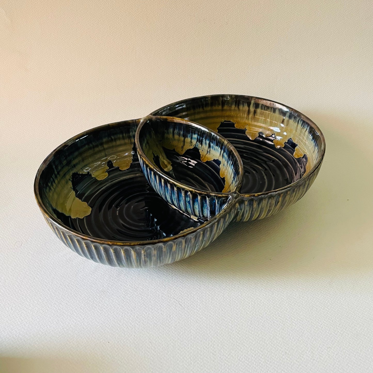 Royal Blue Double Bowls