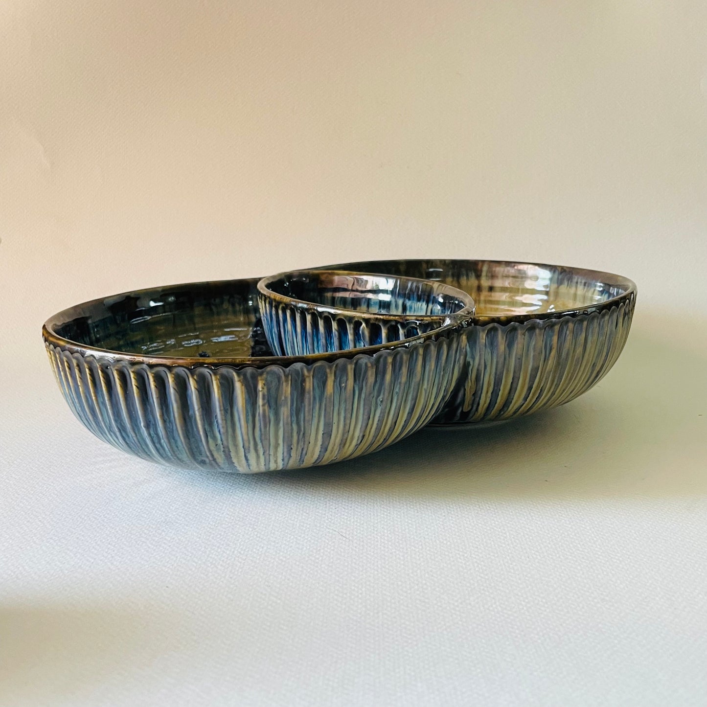Royal Blue Double Bowls