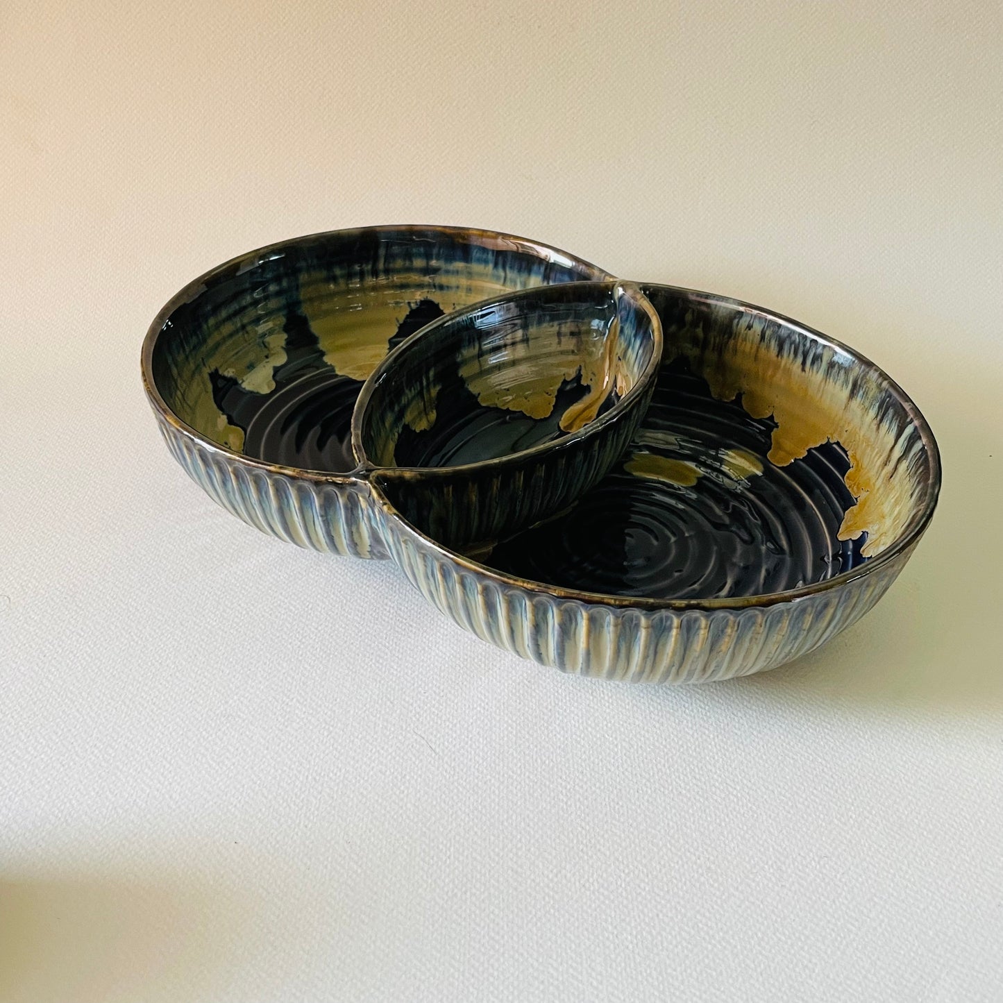 Royal Blue Double Bowls