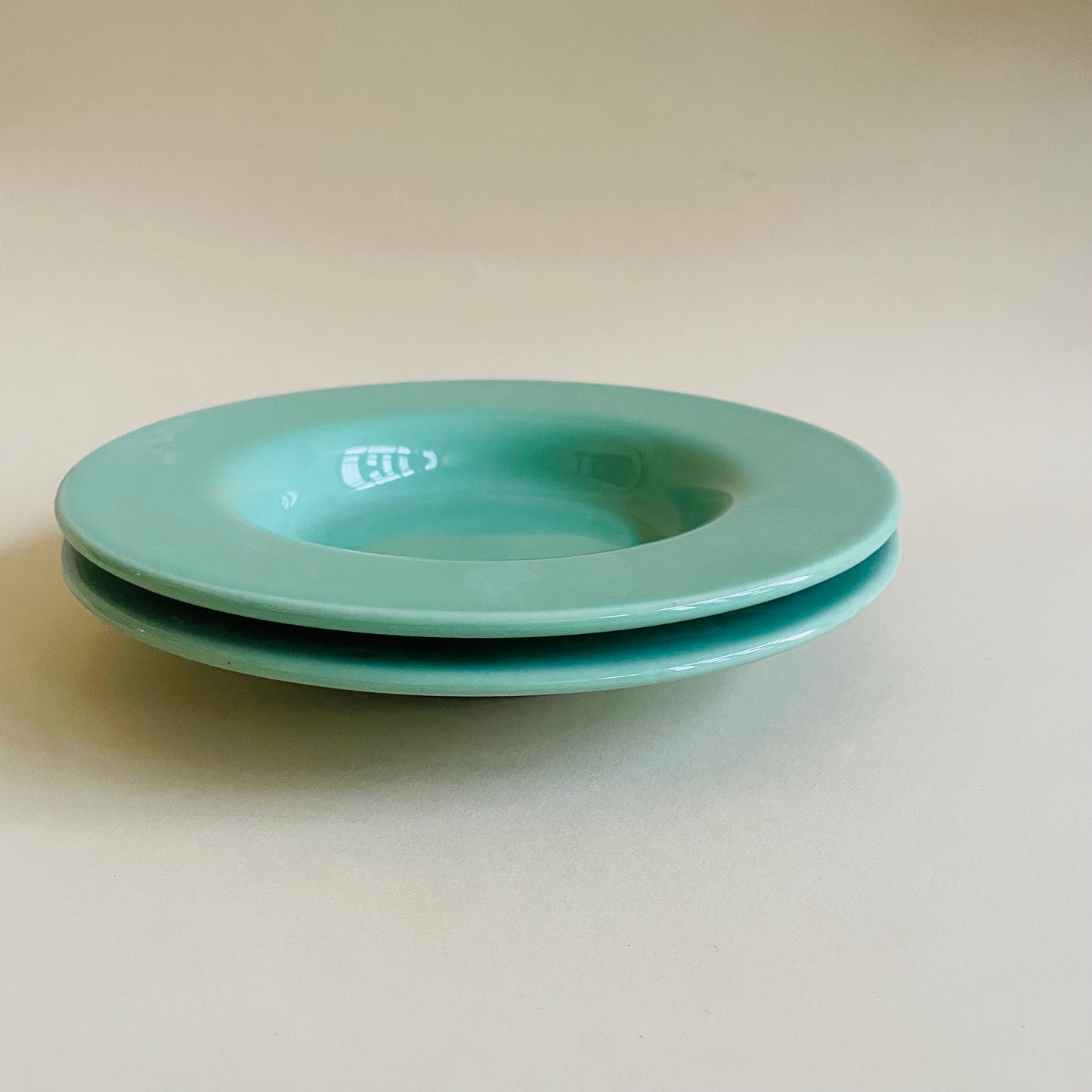The Sage Green Pasta Plates (Set of 2)