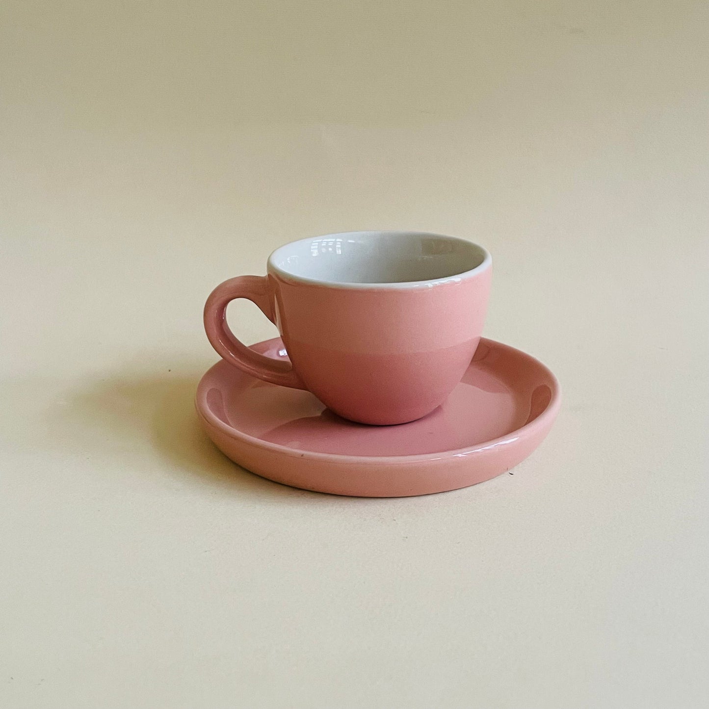 Baby Pink Espresso Cup & Saucer Set