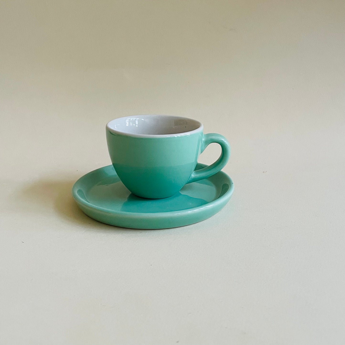 Sage Green Espresso Cup & Saucer Set