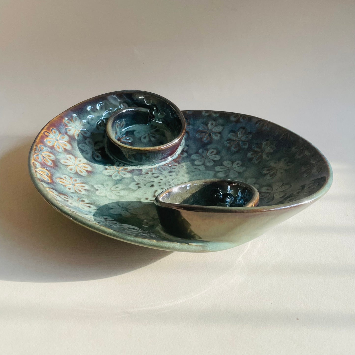 The Dual Spiral Olivia Platter