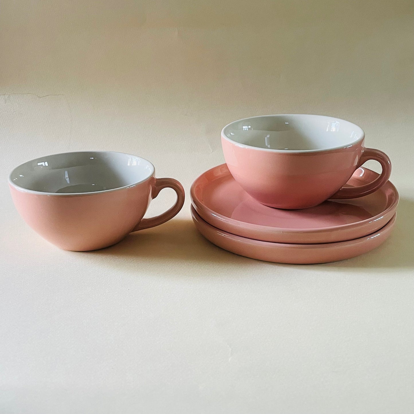 The Blush Pink Cappucino Cup & Saucer Set