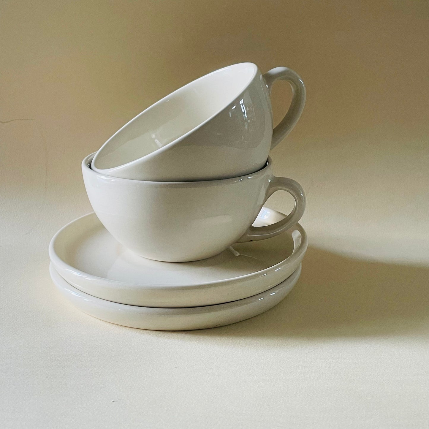 The Blanche Latte Cup & Saucer Set (320ml)