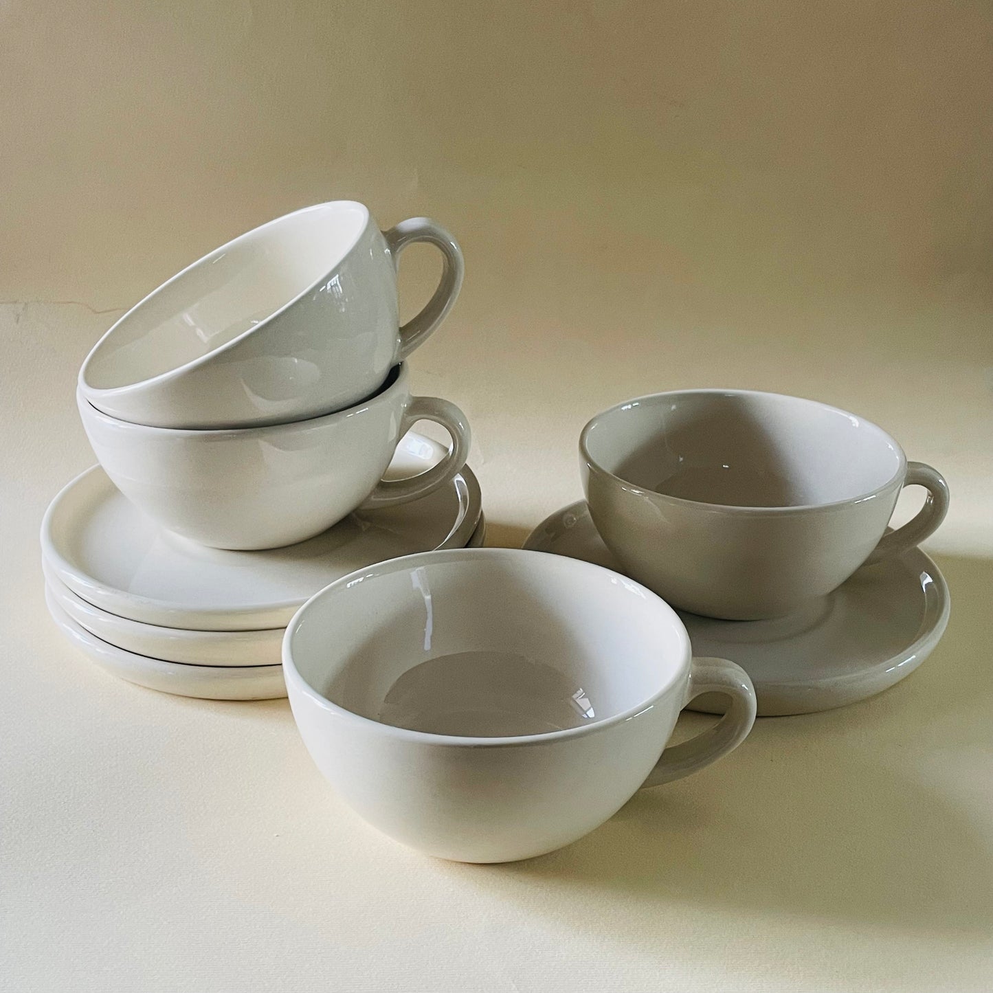 The Blanche Latte Cup & Saucer Set (320ml)