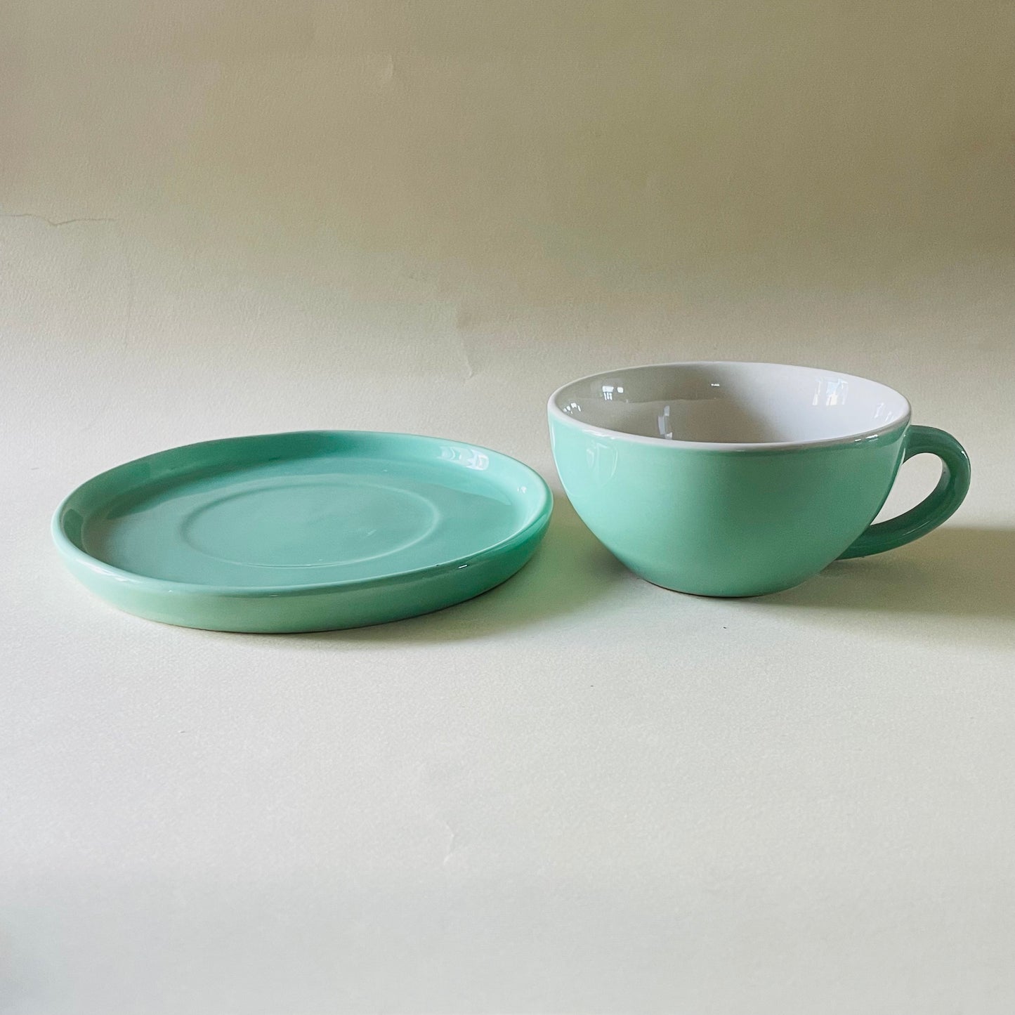 Verdant Sip Latte Cup & Saucer Set (320ml)
