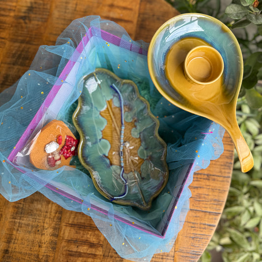 Rakhi Gift Hamper – Monsoon Leaf Edition