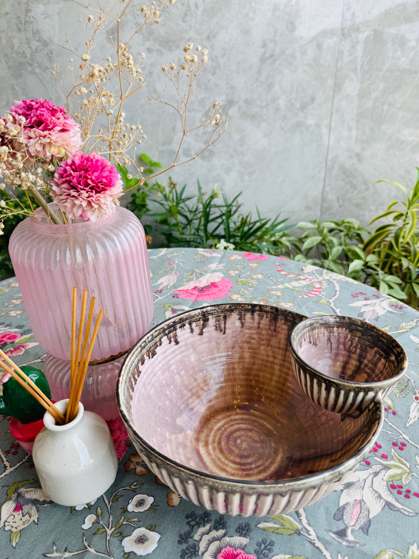 Rakhi Edit : Roseate Single Dip Serving Bowl,
