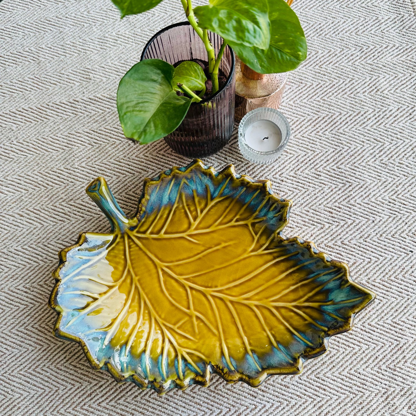 Rakhi Edit : Leaf Platter