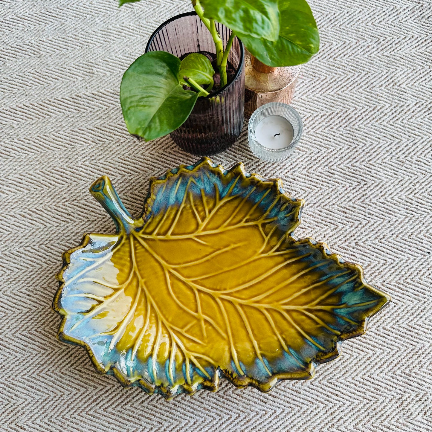 Rakhi Edit : Leaf Platter