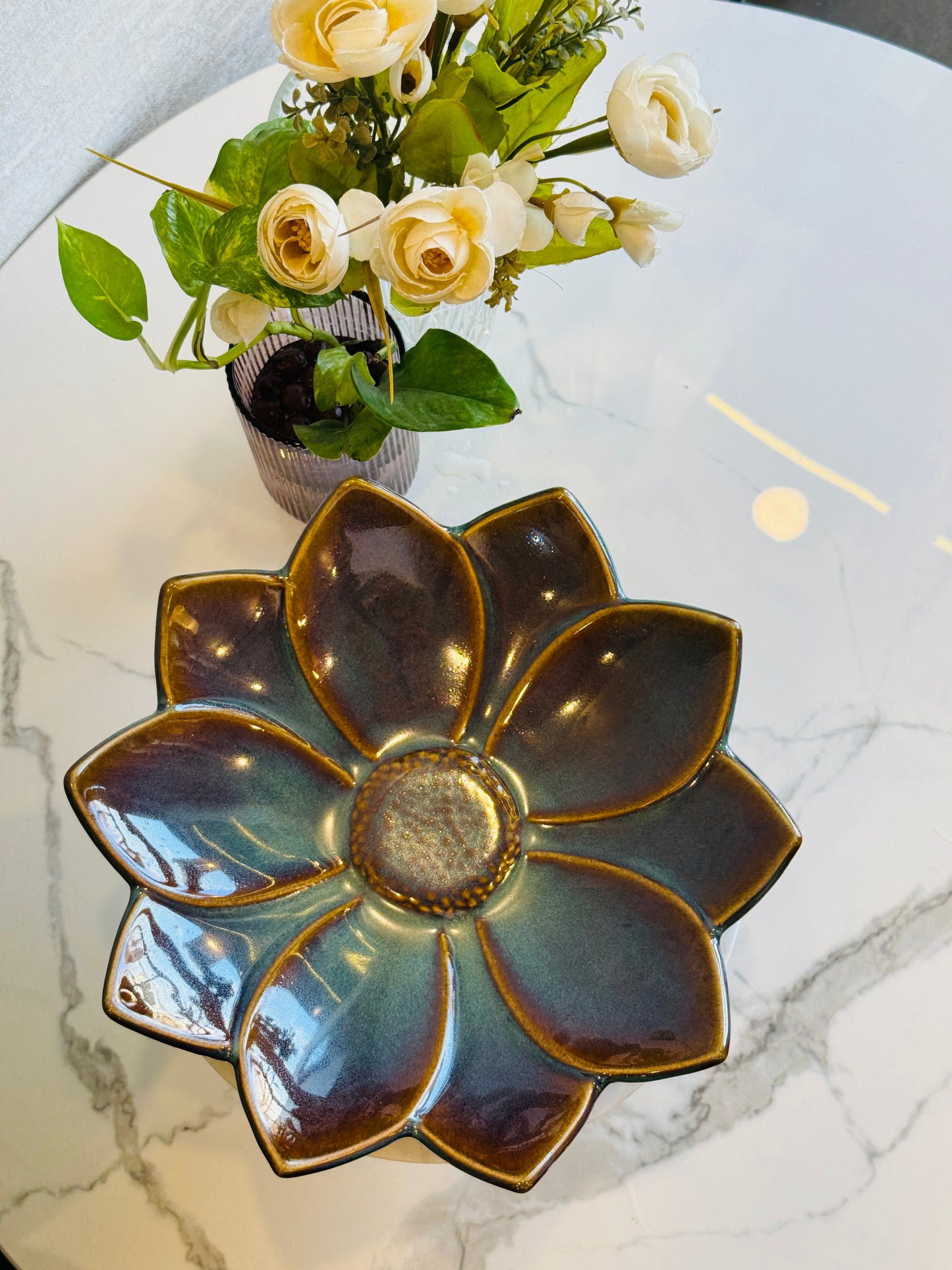 Rakhi Edit : Olive Floral Platter