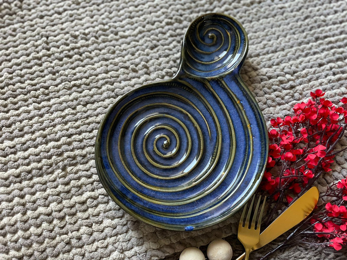 Blue Spiral Plat
