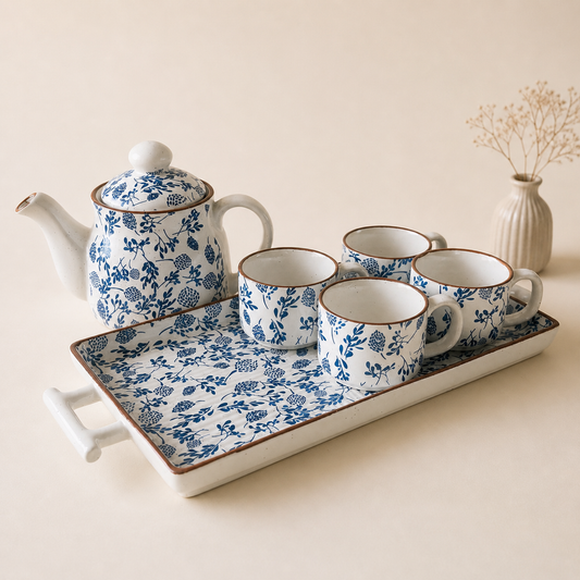Azure Garden™ Heritage Tea Set (6-Piece Collection)