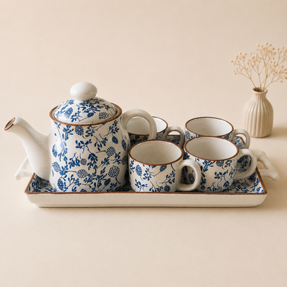 Azure Garden™ Heritage Tea Set (6-Piece Collection)
