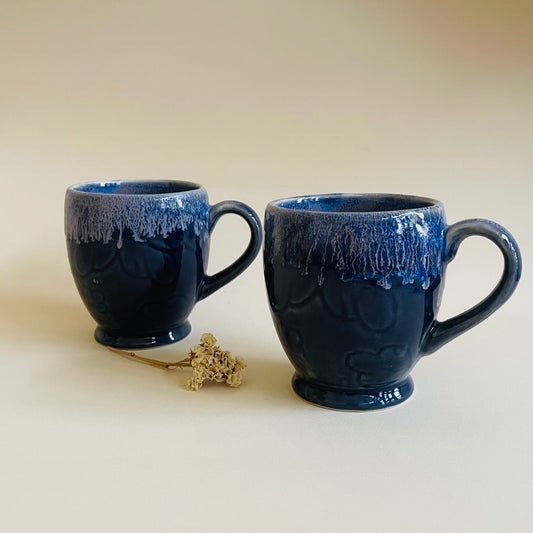 Midnight Cascade Mug Set (Set of 2)