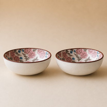 Vintage Floral Serving Bowls