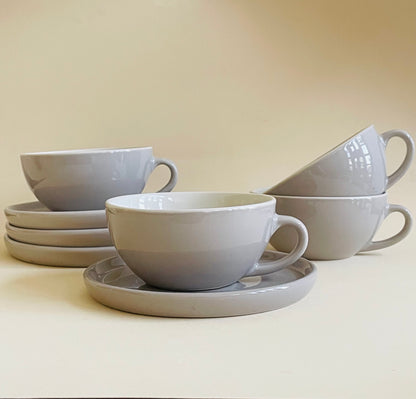 Marble Latte Cup & Saucer Set (320ml)