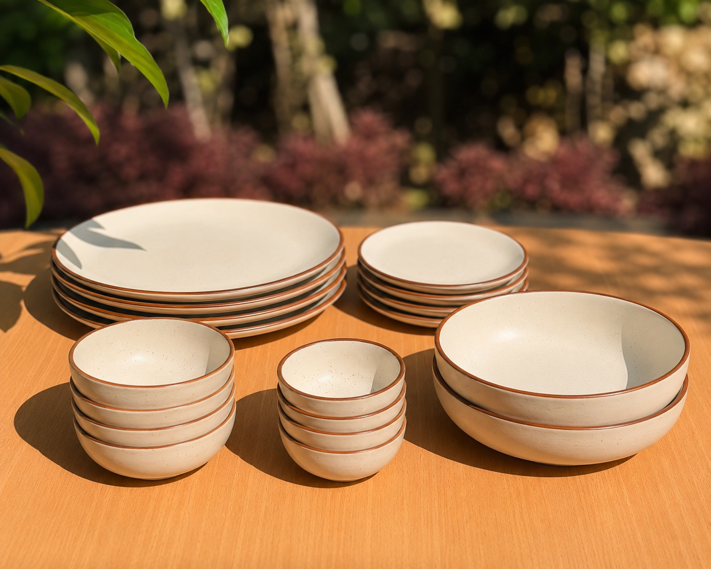 Crema Luxe Holding Collection - Dinner Plates, Quarter Plates, Soup Bowls, Sweet Bowls & Serving Bowls