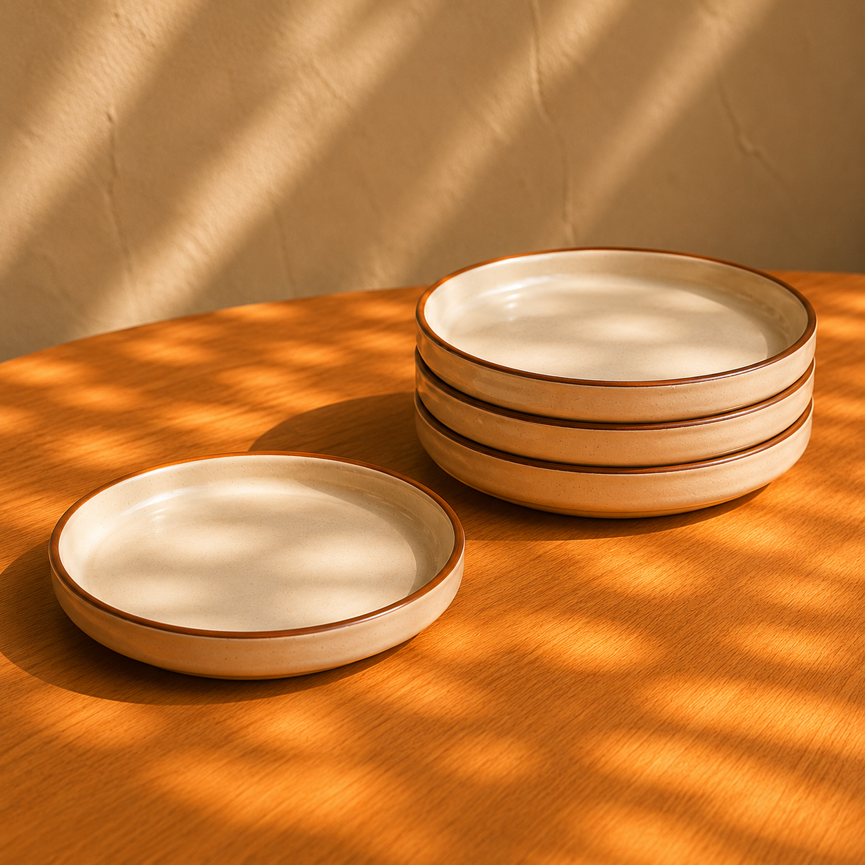 Crema Flat Plate Plain  –10 Inch