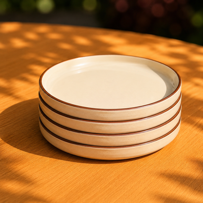 Crema Flat Plate Plain  –10 Inch