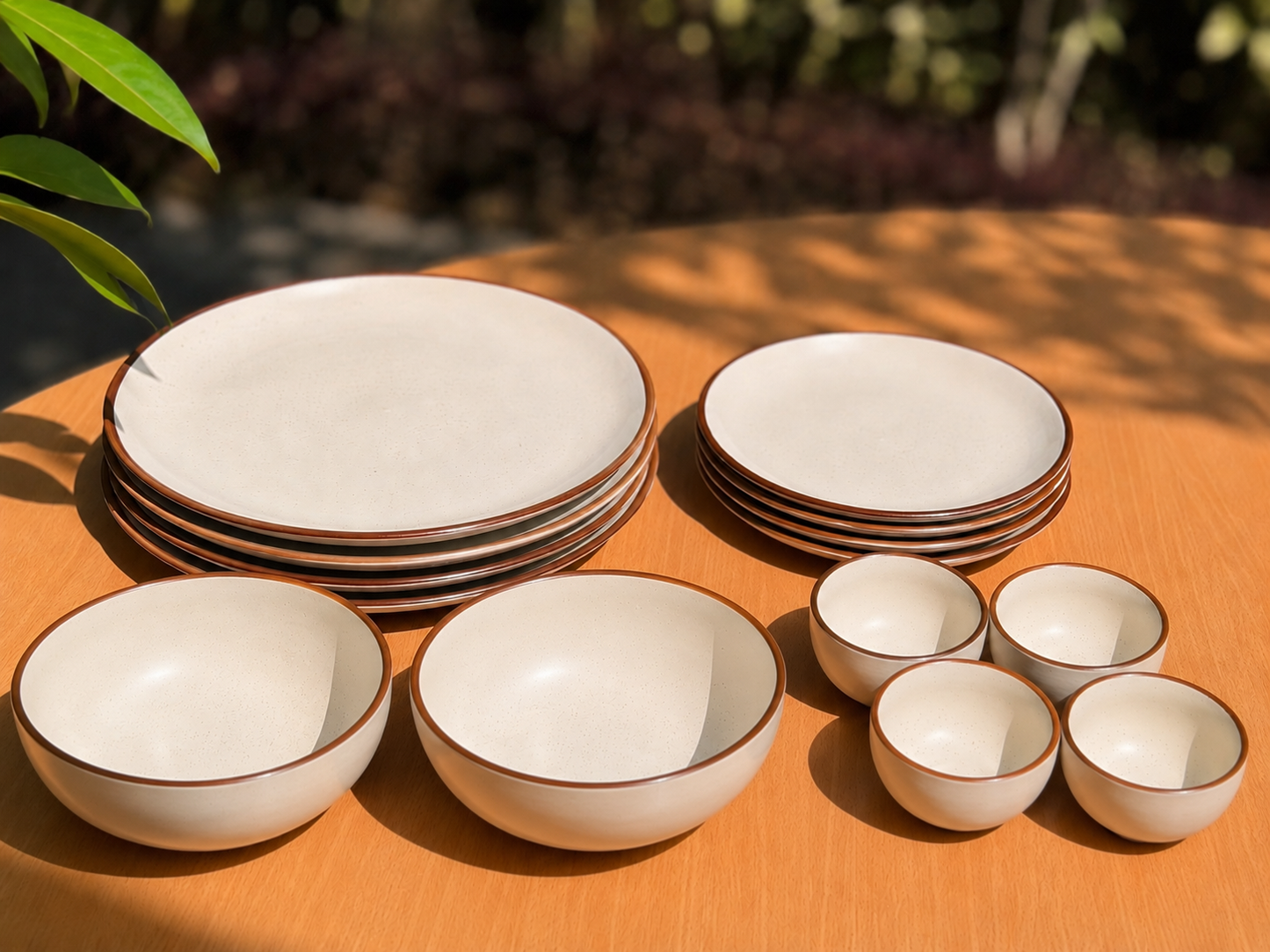Crema Signature Tablescape Collection - Dinner Plates, Quarter Plates, Sweet Bowls & Serving Bowls